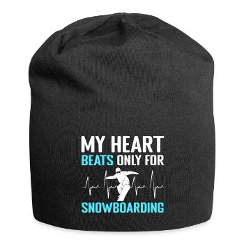 Snowboard Extreme Sport Boarder - Bonnet en jersey - noir - Devant