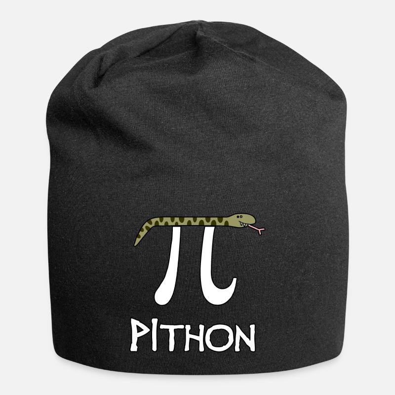 Pithon - Jersey-Beanie - Schwarz