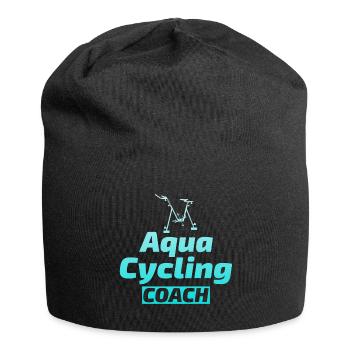 Aqua Cycling Schwimmbad Fitness Training Coach - Jersey-Beanie - Schwarz - Vorne