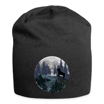 Français Montagne Bulldog - Bonnet en jersey - noir - Devant