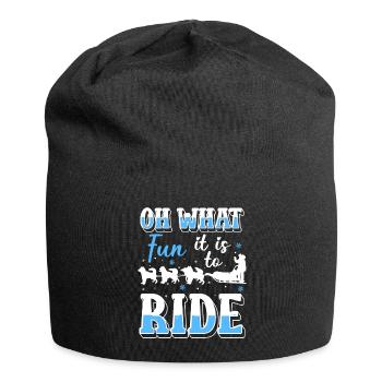 Sport Sledging Wooden sledges - Jersey Beanie - black - Front