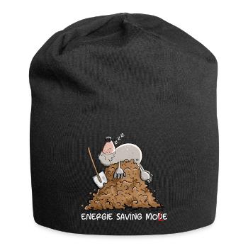Lazy Mole I Foul Throw Pun I Chill - Jersey Beanie - black - Front