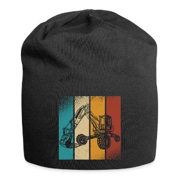 Excavatrice - Bonnet en jersey - noir - Devant