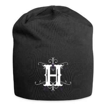 Letter H Letter H - Jersey Beanie - black - Front