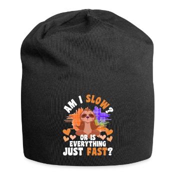 Chilling Lazing Lazy Hanger - Jersey Beanie - black - Front