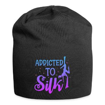 Addicted to Silk | Aerial Dancing - Jersey-Beanie - Schwarz - Vorne