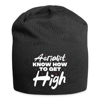 Aerialist know how to get high - Jersey Beanie - black - Front