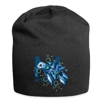 Maritime Turtle - Jersey Beanie - black - Front
