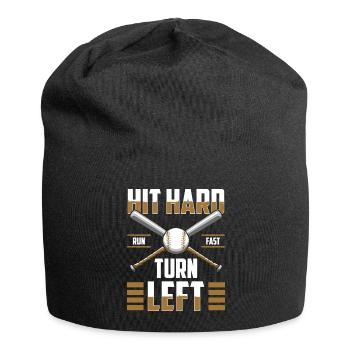 Baseball bat team coach - Jersey Beanie - black - Front
