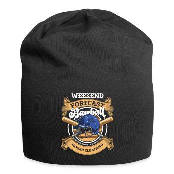 Baseball Bat, Catcher, America, Ball - Jersey Beanie - black - Front