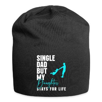 Solo Beziehung Humor - Jersey-Beanie - Schwarz - Vorne