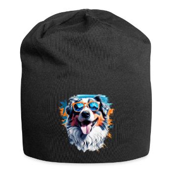 Australian Shepherd - Jersey Beanie - black - Front