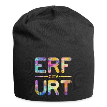 Erfurt City - Jersey-Beanie - Schwarz - Vorne