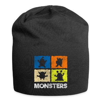 Halloween Creature Kids Disguise - Jersey Beanie - black - Front