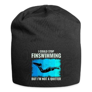 Nageoires Nageoire Nageur Natation Sports nautiques - Bonnet en jersey - noir - Devant