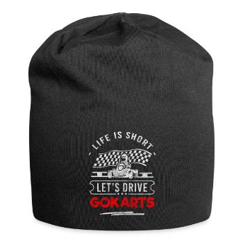 Pilote de course Karting Hobby - Bonnet en jersey - noir - Devant
