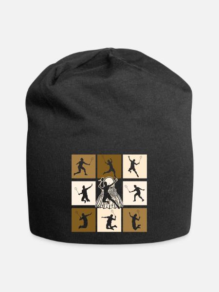 Badminton - Jersey-Beanie - Schwarz