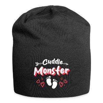Relation de câlins - Bonnet en jersey - noir - Devant