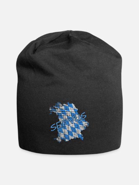 Servus Bayern - Jersey-Beanie - Schwarz