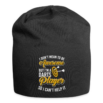 Dartscheibe Dartboard - Jersey-Beanie - Schwarz - Vorne