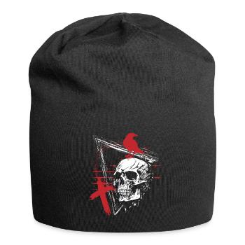 Style Polka Raven Black - Jersey Beanie - black - Front