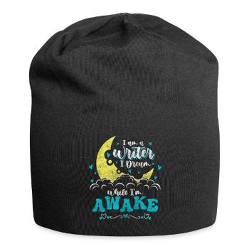 Écrivains, Livres, Poètes, Blogueurs - Bonnet en jersey - noir - Devant