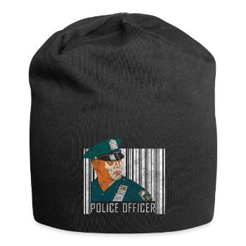 Policier Blue Light Crime Scene Chase - Bonnet en jersey - noir - Devant