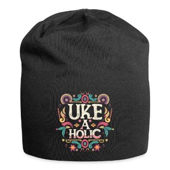 Uke-aholic - Jersey Beanie - black - Front