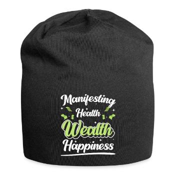 Entrepreneur en finance d’argent - Bonnet en jersey - noir - Devant