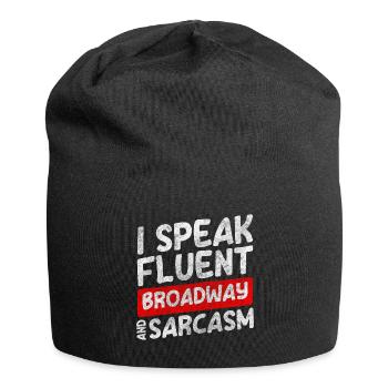 Theatre Performance Play Curtain - Jersey Beanie - black - Front
