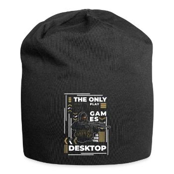 PC Online Tastatur Grafik - Jersey-Beanie - Schwarz - Vorne