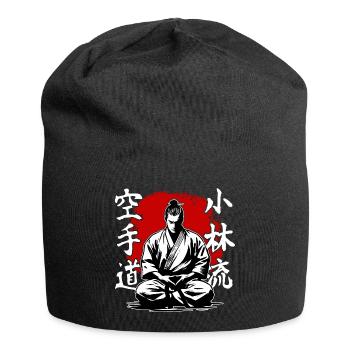 Samurai Shorin Ryu Karate Kampfkunststil - Jersey-Beanie - Schwarz - Vorne