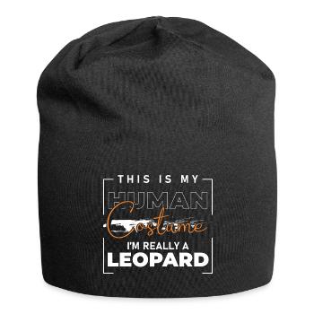 Afrika Jagd Großkatze Namibia - Jersey-Beanie - Schwarz - Vorne