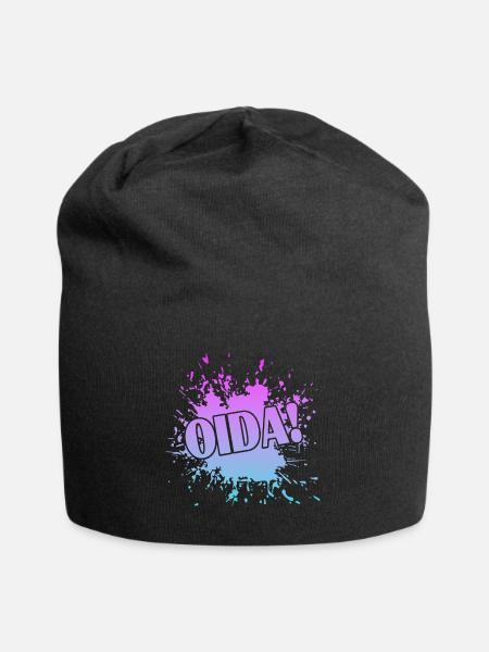 OIda - Jersey-Beanie - Schwarz