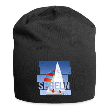 Segeln- Segelsport - Jersey-Beanie - Schwarz - Vorne