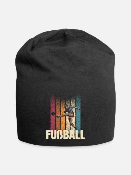 Fußball - Jersey-Beanie - Schwarz