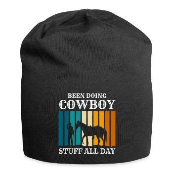 Rodeo Freiheit Reitsport - Jersey-Beanie - Schwarz - Vorne