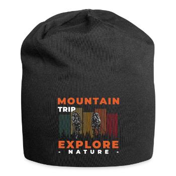 Bergsteigen Felsen Natur - Jersey-Beanie - Schwarz - Vorne