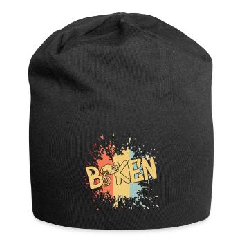 biken bike downhill - Jersey-Beanie - Schwarz - Vorne