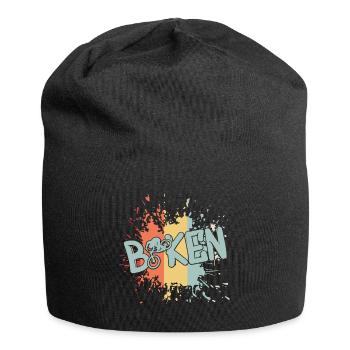 Biken, Downhill, Bike - Jersey-Beanie - Schwarz - Vorne