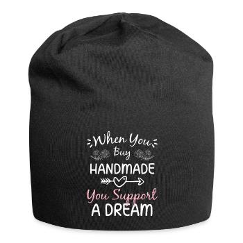 Défilé de mode Shopping Style - Bonnet en jersey - noir - Devant