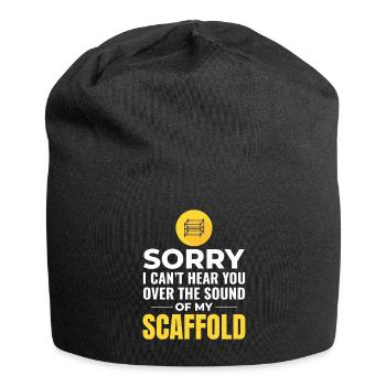 Scaffolder Scaffold Builder Scaffolding Platform - Jersey Beanie - black - Front