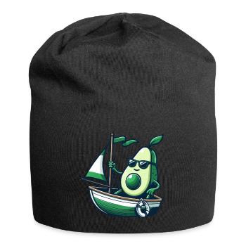 Dériveur d’été cool avec avocat - Bonnet en jersey - noir - Devant