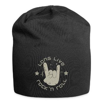 rock 'n' roll - Jersey-Beanie - Schwarz - Vorne