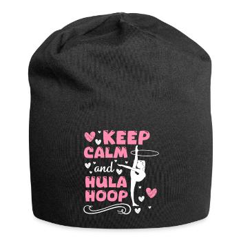 Motivation de l’entraînement Hulahoop - Bonnet en jersey - noir - Devant
