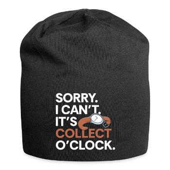 Uhrenliebhaber Hobby Chronometer Uhrwerk - Jersey-Beanie - Schwarz - Vorne