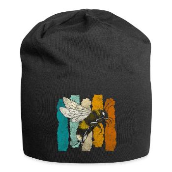 Honey Honeycomb World Saver Bee - Jersey Beanie - black - Front