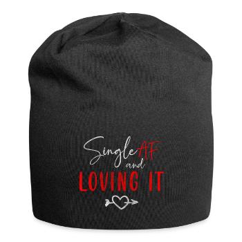 Single Dating Fun Flirt - Jersey Beanie - black - Front