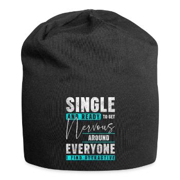 Relationship Love Flirt - Jersey Beanie - black - Front