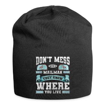 Postman Delivery Postman Messenger - Jersey Beanie - black - Front
